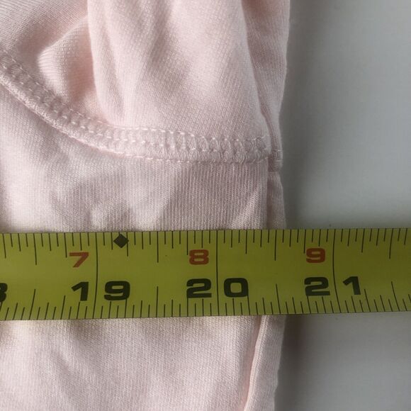 Yogalicious Sweatshirt Womens Pink Mock Neck Pockets Thumb Hole Stretch Size XL - Picture 10 of 12